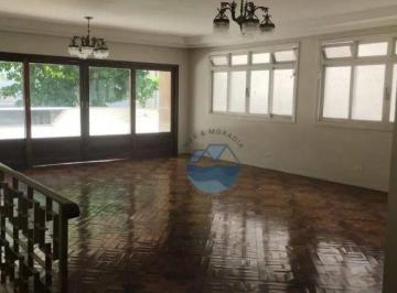 e694c7495ef1d4e31075f5753f2217f8a49e6c2a · Casa com 4 dormitórios para alugar, 215 m² por R$ 6.916,00/mês - Ponta da Praia - Santos/SP