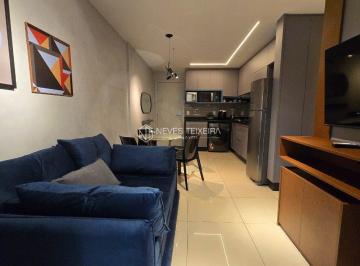 Apartamento · 49m² · 2 Quartos · 1 Vaga · The Sun! Varanda! Totalmente Mobiliado e Decorado! Acesso ao Lago!