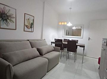SALA · Apartamento 60 m² com 1 dorm na orla do Embaré - Santos 