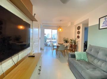 Apartamento · 76m² · 2 Quartos · 1 Vaga · Apartamento 2 dormitórios com 1 suíte e Lazer- Santos 
