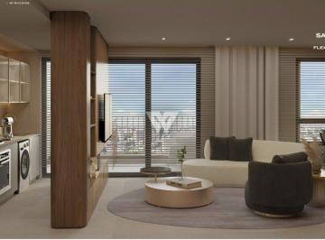 Flexibilidade Sala de Estar 65m2 · Apartamento 2 Quartos Água Verde Curitiba