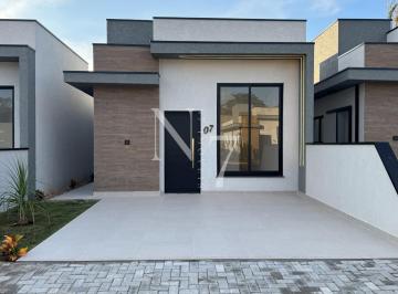 Casa · 77m² · 3 Quartos · 2 Vagas · Casa Térrea Nova em Condomínio Fechado por R$ 590 mil reais
