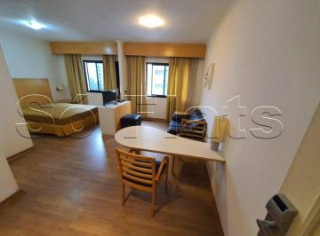 Apartamento · 33m² · 1 Quarto · 1 Vaga · Flat em Moema, São Paulo/SP de 33m² 1 quartos para locação R$ 3.000,00/mes