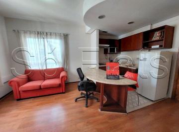 Apartamento · 33m² · 1 Quarto · 1 Vaga · Flat em Vila Olímpia, São Paulo/SP de 33m² 1 quartos para locação R$ 3.450,00/mes