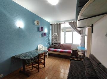 Foto 01 · Apartamento para locação em Guarujá-SP, Pitangueiras: 1 quarto, 2 salas, 1 banheiro, 46m² de área!