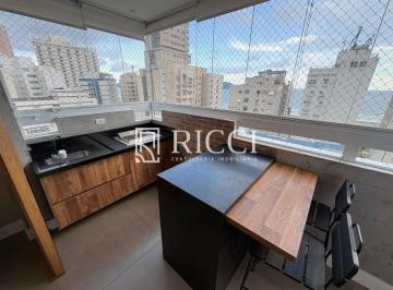 Foto 01 · Apartamento de luxo à venda no Gonzaga, Santos-SP: 3 quartos, 2 suítes, 2 salas, 3 banheiros, 2 vaga