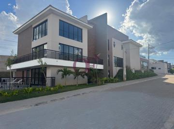 Casa · 90m² · 3 Quartos · 2 Vagas · Casa Nova em Condomínio Clube no Medeiros com Suíte, Quintal e 2 Vagas