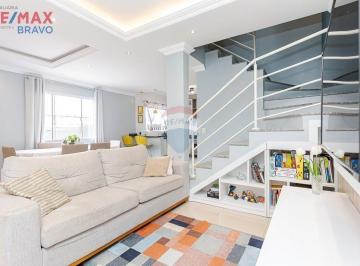Casa · 149m² · 3 Quartos · 4 Vagas · Sobrado Moderno em Condomínio, Mobiliado, 3 Quartos, 3 Vagas, Bairro Uberaba em Curitiba
