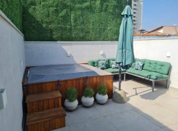 Apartamento · 115m² · 2 Quartos · 2 Vagas · Cobertura Residencial 2 Quartos com 1 Suíte, 2 Vagas em Vila Floresta – Aceita Financiamento