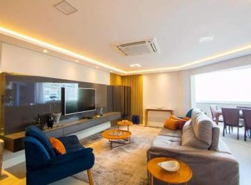 Apartamento · 158m² · 3 Quartos · 4 Vagas · Apartamento 3 suítes com varanda gourmet em Vila Assunção, Santo André – 158 m², 4 vagas