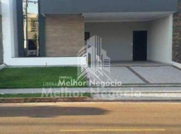Casa · 173m² · 3 Quartos · 4 Vagas · Casa à venda, Parque Brasil 500, Paulínia, SP. Casa no Condominio Reserva Real em Paulínia com 3 sui