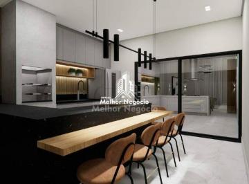 Casa · 195m² · 3 Quartos · 4 Vagas · (Em fase final de construção) Casa em condomínio fechado com 3 quartos (suítes) à venda em Piracicab