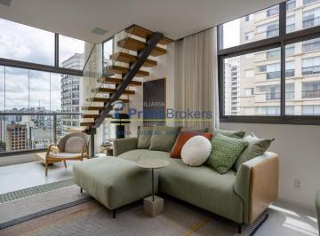 Apartamento · 119m² · 2 Quartos · 2 Vagas · Apartamento, 119m² - 2 Suítes, 2 Vagas, Mezanino, Pé Direito Duplo e Mobiliado - Vila Clementino