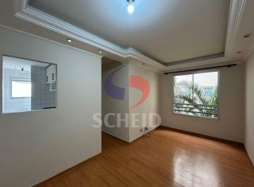 Apartamento · 55m² · 2 Quartos · 1 Vaga · APARTAMENTO 46 M2, 2 DORMITÓRIOS SALA 2 AMBIENTES, COZINHA AMERICANA E 1 VAGA - JD SABARÁ