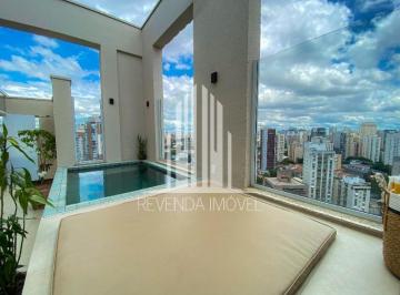 Apartamento · 148m² · 2 Quartos · 3 Vagas · Cobertura à venda na Vila Olímpia, São Paulo-SP: 2 quartos, 2 suítes, 2 salas, 3 banheiros, 3 vagas,