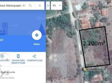 0d1c59f8f6b95459b8e0aa0d70ecd81adeb09bc0 · Terreno à venda, 2200 m² por R$ 220.000,00 - Melão - Maranguape/CE