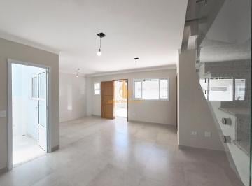Casa · 90m² · 3 Quartos · 2 Vagas · Sobrado novo 3 dormitórios  em Vila Pires, Santo André