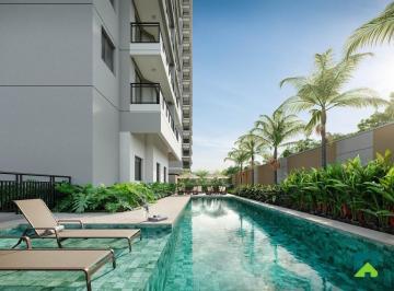Piscina e Solario · Parque Guarapiranga. Apto 2 dormitórios, suite, terraço e vaga, 49m². Lazer, zona Sul, Guarapiranga,