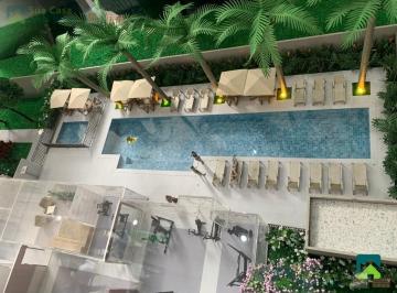 Piscina e Solario · Parque Guarapiranga. Apto 2 dormitórios, suite, terraço e vaga, 49m². Lazer, zona Sul, Guarapiranga,
