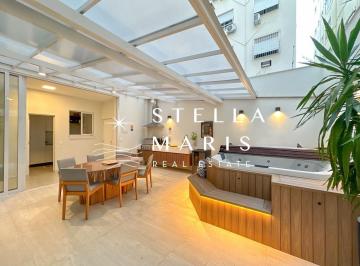 Foto 01 · Ipanema, Apartamento recém reformado, com ampla área externa com churrasqueira e Jacuzzi, 188 m2, 3 