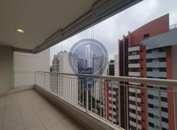 Foto 03 · Apartamento para locação na Cidade Monções, São Paulo-SP: 1 quarto, 1 suíte, 2 salas, 2 banheiros, 1