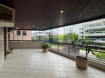 Apartamento · 123m² · 3 Quartos · 1 Vaga · Apartamento de frente à venda na Gleba A do Recreio dos Bandeirantes com Varandão e Cortina de Vidro