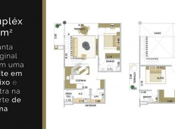 Apartamento · 97m² · 2 Quartos · 2 Vagas · Apartamento Duplex com 2 dormitórios à venda, 97 m² por R$ 1.378.000,00 - Jardim - Santo André/SP