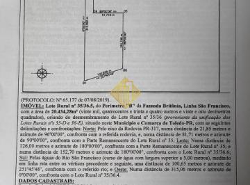 Rural · 20434m² · Chácara à venda, Área Rural de Toledo - Toledo/PR