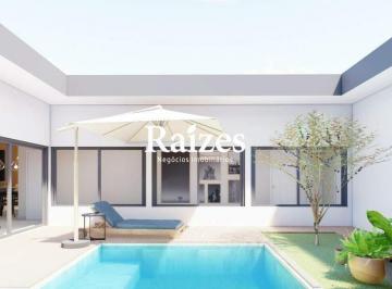 Casa · 127m² · 3 Quartos · 2 Vagas · Casa em Condomínio Fechado com 3 suítes em Uberlândia, Portal do Vale II | Financiamento Aceito