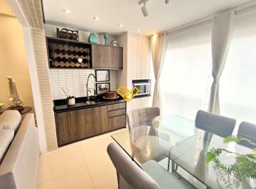 Varanda · Apartamento Alto Padrão Mobiliado com 3 Suítes e Varanda Gourmet - Santos - SP