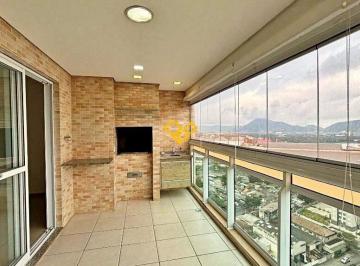 Varanda com churrasqueira · Apartamento 3 Quartos a Venda em Santos - Sp