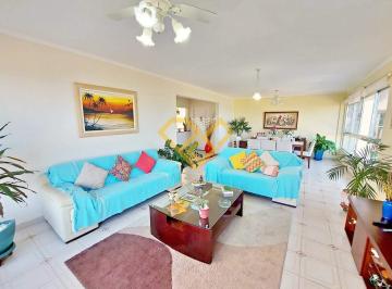 Apartamento · 194m² · 3 Quartos · 1 Vaga · Apartamento Mobiliado Frente Mar com 3 Quartos no Boqueirão – Santos/SP