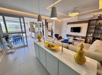 Apartamento · 122m² · 3 Quartos · 2 Vagas · 
                                Apartamento com 3 quartos sendo 3 suítes mobiliado à venda na praia