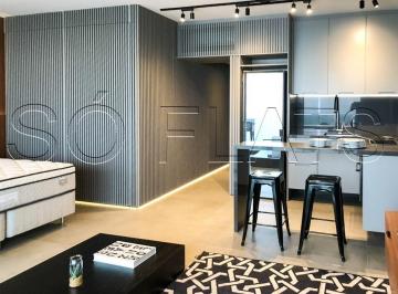 Apartamento · 36m² · 1 Quarto · 1 Vaga · Studio 36m² mobiliado à venda em Pinheiros | 1 vaga | Próx. Metrô Faria Lima