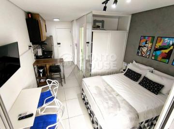 Apartamento · 26m² · 1 Quarto · Studio à venda e locação em Mirandópolis, 26 m², mobiliado, próximo ao metrô