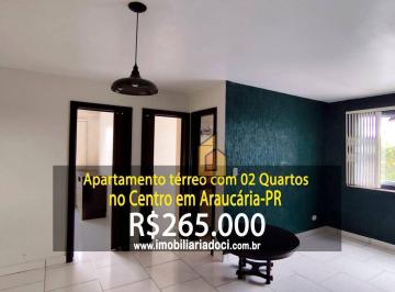 8ccdac0844b68cd65f85286ca448aec3db02b20b · Apartamento térreo com 02 Quartos no Centro em Araucária-PR  - A venda por R$265.000,00