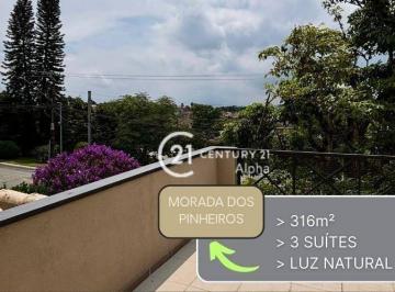 107051649903852e376e362bad4d1addba72c46b · Casa com 3 dormitórios à venda, 316 m² por R$ 2.750.000,00 - Morada dos Pinheiros (Aldeia da Serra) 
