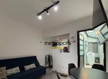 Sala de estar · Apartamento com 2 dormitórios à venda, 49 m² por R$ 320.000,00 - Vila Metalúrgica - Santo André/SP