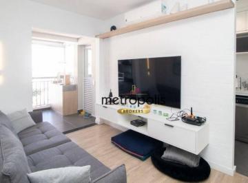 Sala · Apartamento com 2 dormitórios à venda, 67 m² por R$ 830.000,00 - Olímpico - São Caetano do Sul/SP