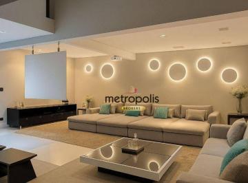 sala de tv · Sobrado com 5 dormitórios à venda, 526 m² por R$ 2.700.000,00 - Vila Guarani - Mauá/SP