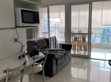 Foto 01 · Apartamento à venda no Brooklin Paulista, São Paulo-SP: 1 quarto, 1 banheiro, 1 vaga, 33m². Aproveit