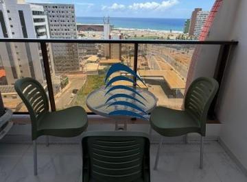 Foto 11 · Studio Smart Convenções, 21m2, mobiliado, vaga rotativa, andar alto,  vista mar nascente!  Academia,