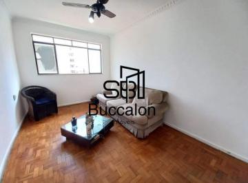 Sala · Apartamento à Venda — Gonzaga, Santos/SP | 80 m² • 3 Dormitórios • Vista Livre • 1 vaga