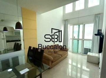 Apartamento · 70m² · 1 Quarto · 1 Vaga · Flat Duplex (Porteira Fechada) — Santos/SP | 70 m² • Mobiliado • Lazer Completo • Arrumação Diária I