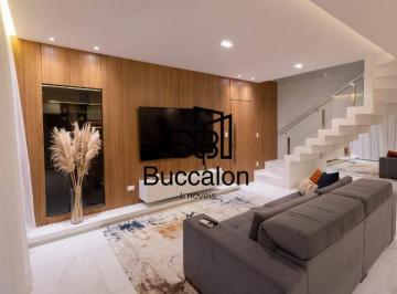 Sala · Sobrado de Alto Padrão à Venda — Embaré, Santos/SP | 3 Suítes • Piscina e Área Gourmet • 2 Vagas
