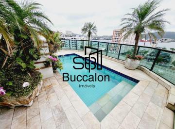 Apartamento · 500m² · 5 Quartos · 7 Vagas · Cobertura na Ponta da Praia — 500 m² | Vista Mar Panorâmica • Piscina Privativa • 7 Vagas • 