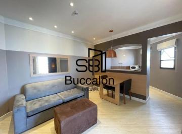 Apartamento · 48m² · 1 Quarto · 1 Vaga · Flat Residencial à Venda — Gonzaga, Santos/SP • 1 Suíte • 48 m² • Totalmente Mobiliado