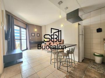 Apartamento · 55m² · 1 Quarto · 1 Vaga · Flat de 1 suíte à venda com vista mar, lazer completo - Boqueirão, Santos/SP