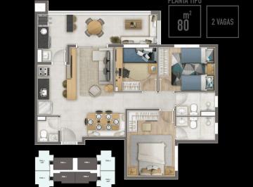 202602251306301985.jpeg · Apartamento 3 Quartos para Venda em Barueri, Nova Aldeinha/Aldeia, 3 dormitórios, 2 suítes, 3 banhei