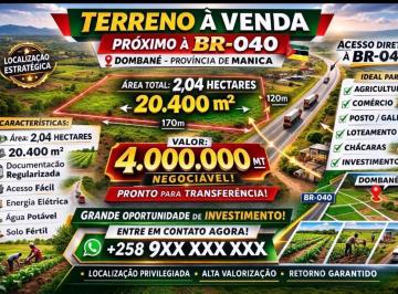 Foto 01 · Oportunidade Única: Terreno Comercial de 20.400,00 m² à Venda em Luziânia-DF, Bairro Inga!